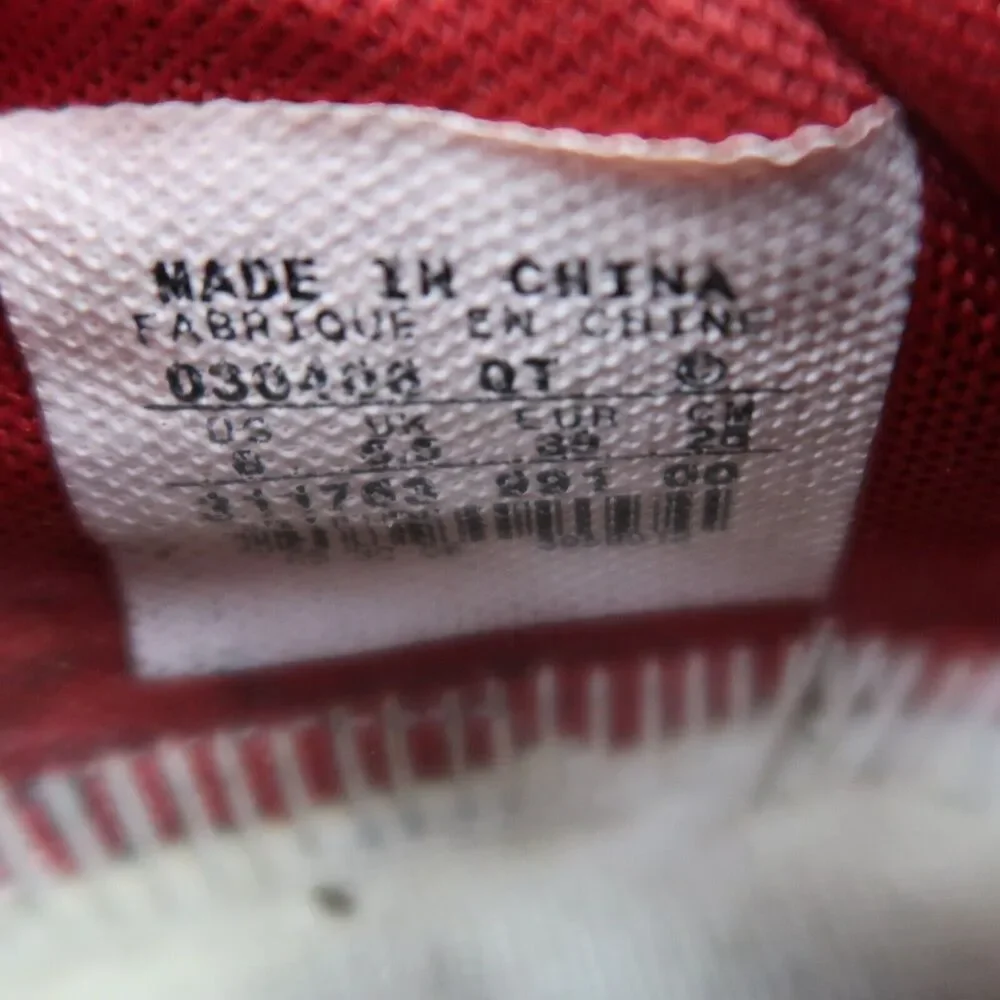 Nike Shoes Womens 8 Athletic Trainers Shox Sneakers Vintage Sport Red Grey Low